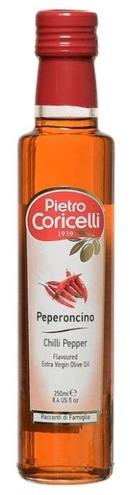 Pietro Coricelli Масло оливковое Extra Virgin Peperoncino, стеклянная бутылка (фото modal 1)