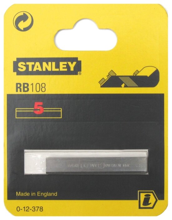 Набор ножей для ручного рубанка STANLEY 0-12-378 (5 шт.) (фото modal 2)