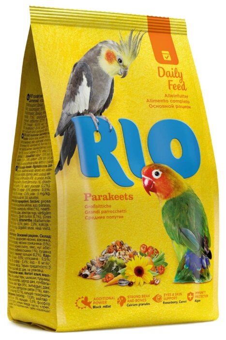 RIO корм Daily feed для средних попугаев (фото modal 3)