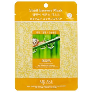 MIJIN Cosmetics тканевая маска Snail Essence с экстрактом улитки (фото modal nav 1)