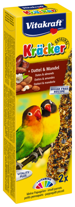Лакомство для птиц Vitakraft Крекеры для африканских попугаев фруктовые (21283) (фото modal 1)
