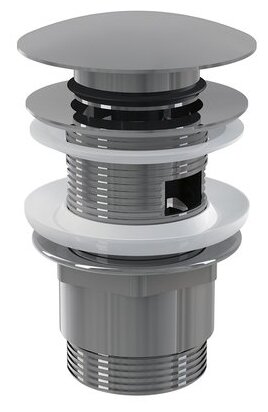 Донный клапан полуавтоматический для раковины RAVAK X01437 (фото modal 1)