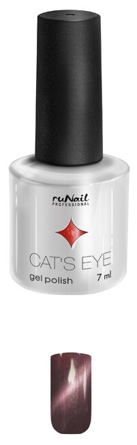 Гель-лак Runail Cat's eye серебристый блик, 7 мл (фото modal 15)