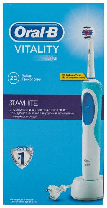 Электрическая зубная щетка Oral-B Vitality 3D White (фото modal 17)