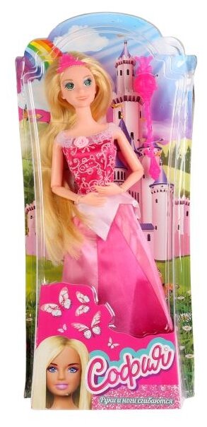 Кукла Карапуз София Принцесса в розовом платье, 29 см, P03103-1-S-KB (фото modal 4)