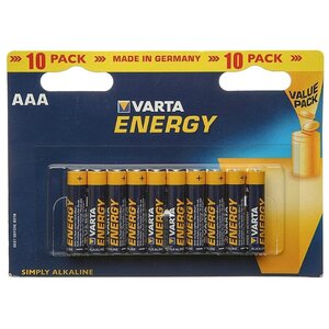Батарейка AAA VARTA 4103 LR03 BL10 Energy (фото modal nav 1)