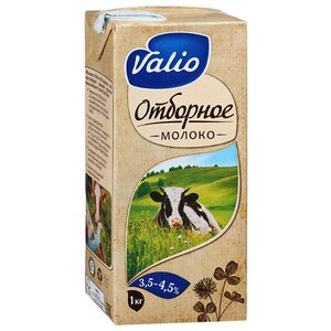 Молоко Valio ультрапастеризованное отборное 3.5%, 1 кг (фото modal nav 1)