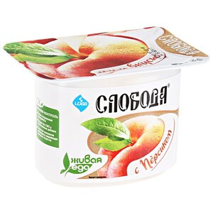 Йогурт Слобода персиковый 2.9%, 125 г (фото modal nav 1)