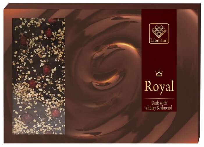 Шоколад Libertad Royal темный с вишней и миндалем (фото modal 1)