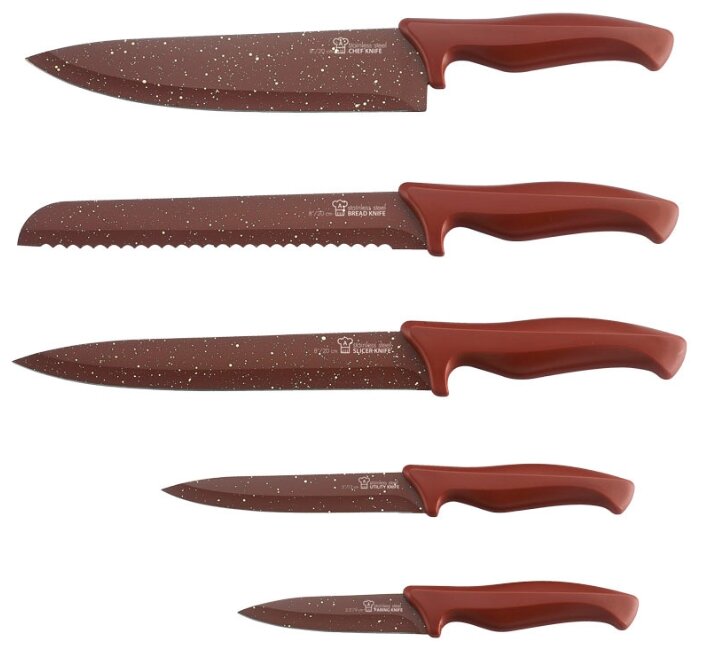 Набор AURORA 5 ножей с подставкой (фото modal 5)