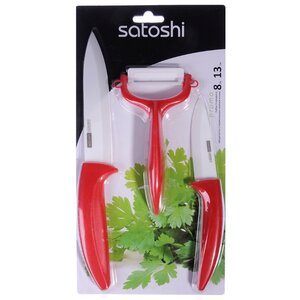 Набор Satoshi Kitchenware Промо 2 ножа и овощечистка (фото modal nav 3)