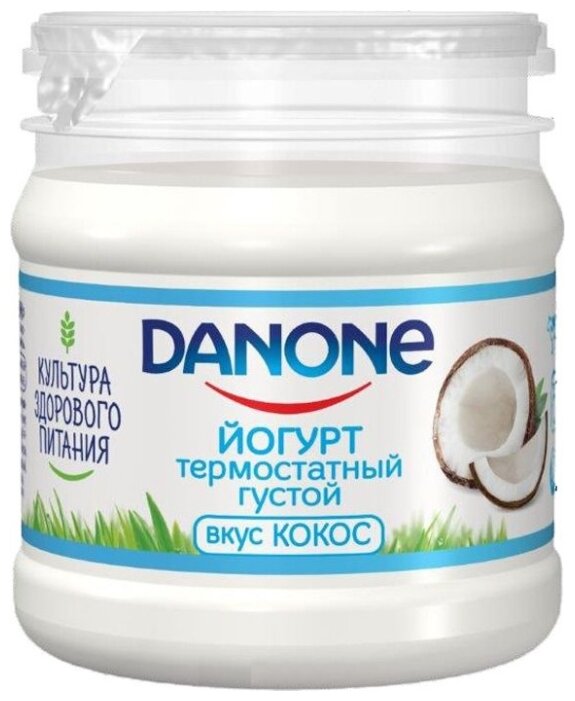 Йогурт Danone термостатный кокос 3.3%, 160 г (фото modal 1)