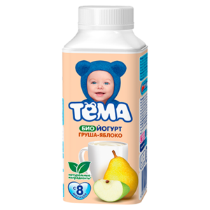 Йогурт питьевой Тёма груша, яблоко (с 8-ми месяцев) 2.8%, 210 г (фото modal nav 4)
