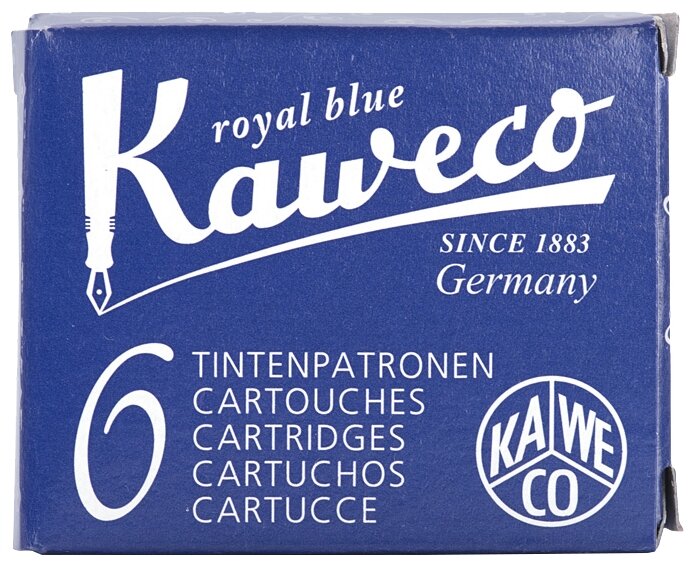 Картридж для перьевой ручки Kaweco Ink Cartridges 6-Pack (6 шт.) (фото modal 2)