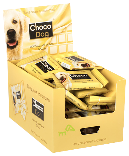 Лакомство для собак VEDA Choco Dog шоколад белый (фото modal 4)