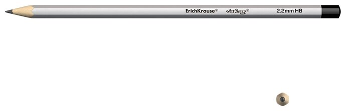 ErichKrause Набор чернографитных шестигранных карандашей ArtBerry 3 шт (45390) (фото modal 4)