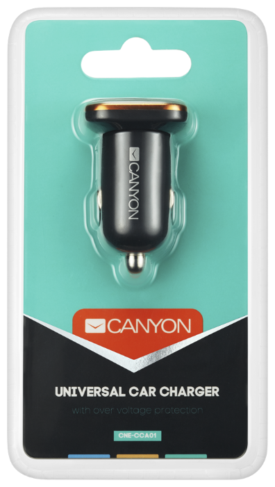 Автомобильная зарядка Canyon CNE-CCA01 (фото modal 3)