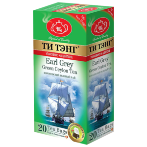 Чай зеленый Ти Тэнг Earl grey в пакетиках (фото modal nav 1)