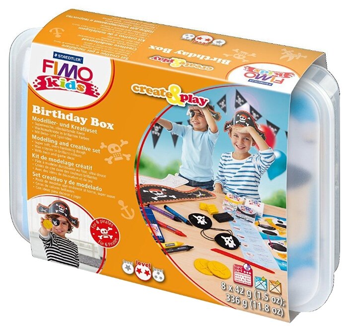 Полимерная глина FIMO kids create&play Детский набор Пират (8033 05) (фото modal 1)