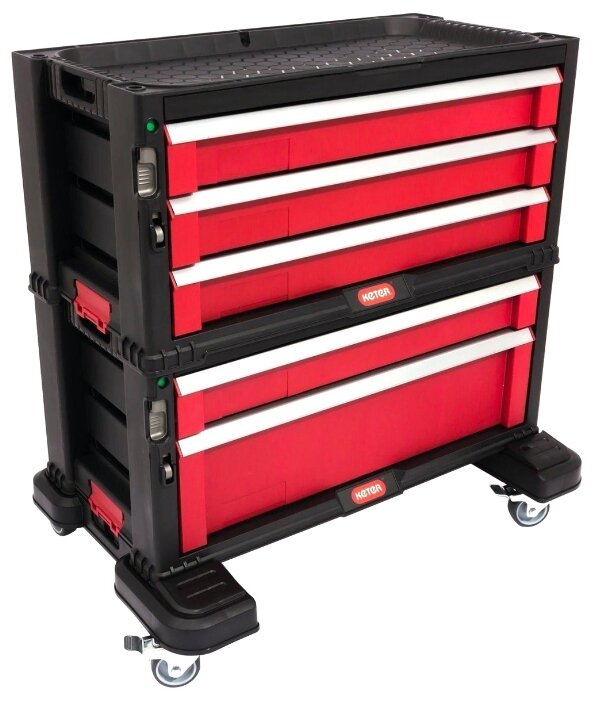 Ящик-тележка KETER 5 drawers tool chest set (17199301) 37 х 59 x 59 см (фото modal 1)