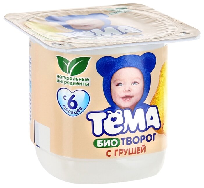 Творог Тёма детский груша (с 6-ти месяцев) 4.2%, 100 г (фото modal 4)