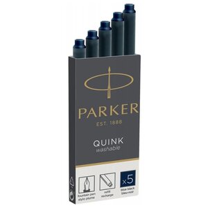 Картридж для перьевой ручки PARKER Quink Z11 Washable (5 шт.) (фото modal nav 2)