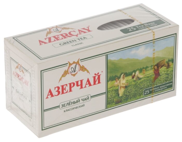 Чай зеленый Azercay Классический в пакетиках (фото modal 1)