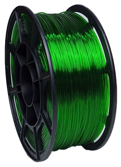 PETG пруток НИТ 1.75 мм зеленый прозрачный (фото modal 1)