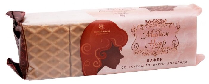 Вафли Confashion Мадам Нуар со вкусом горячего шоколада 145 г (фото modal 1)