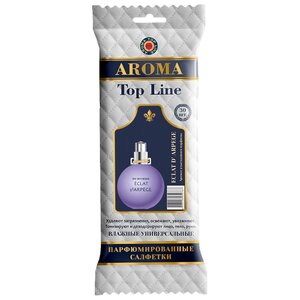 Влажные салфетки AROMA TOP LINE универсальные парфюмированные Eclat (фото modal nav 1)
