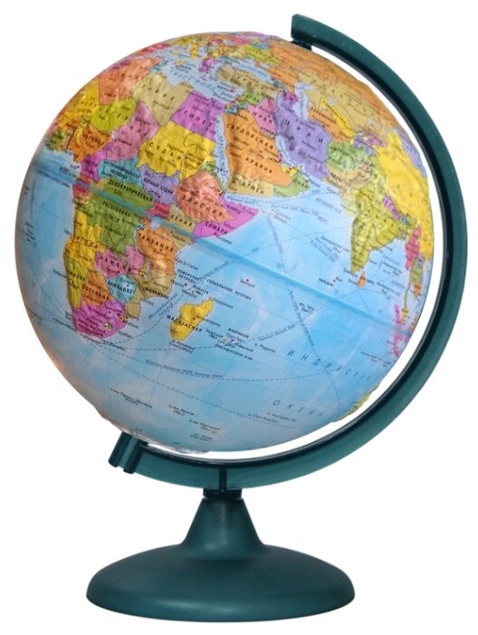 Глобус физико-политический Глобусный мир Двойная карта 250 мм (10547) (фото modal 1)