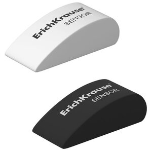 ErichKrause Набор ластиков Sensor Black&White, 2 шт. (фото modal nav 1)