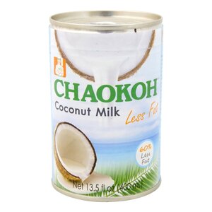 Chaokoh Кокосовое молоко с пониженным содержанием жира Less fat, 400 мл (фото modal nav 1)