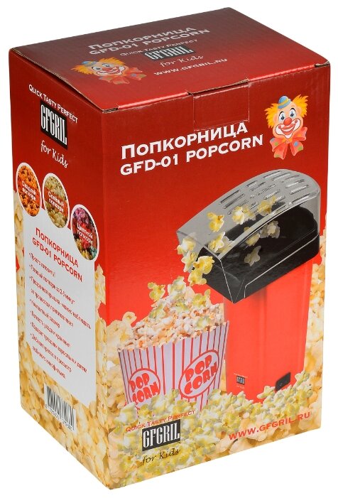 Аппарат для попкорна GFgril GFD-01 Popcorn (фото modal 6)