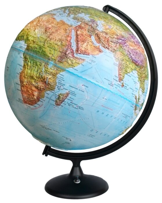 Глобус физико-политический Глобусный мир Двойная карта 420 мм (16035) (фото modal 1)