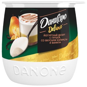 Йогурт Даниссимо Deluxe с грушей, ванилью и карамелью 4.2%, 160 г (фото modal nav 3)