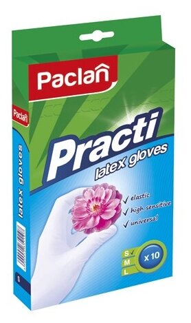 Перчатки Paclan Practi латексные (фото modal 5)