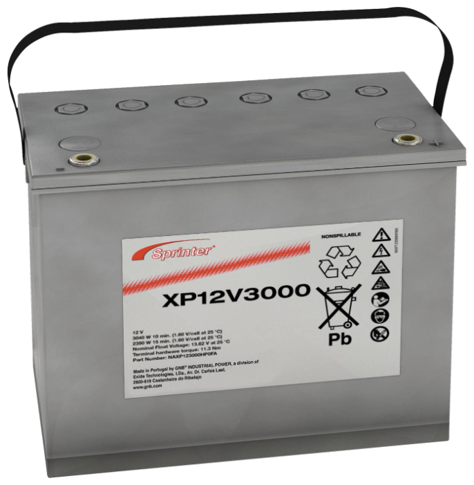 Аккумуляторная батарея Sprinter XP12V3000 92.8 А·ч (фото modal 1)