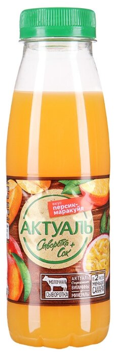 Сывороточный напиток Актуаль персик-маракуйя 310 г (фото modal 2)