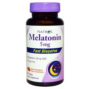 Мелатонин Natrol Melatonin 5 mg Fast Dissolve (90 таблеток) (фото modal nav 3)