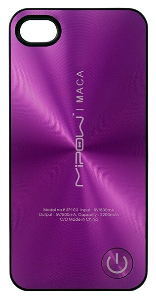 Чехол-аккумулятор MIPOW MACA Color Power Case SP103A для Apple iPhone 4/iPhone 4S (фото modal 7)