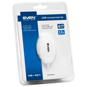 USB-концентратор SVEN HB-401, разъемов: 4 (фото modal nav 8)