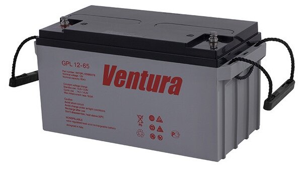 Аккумуляторная батарея Ventura GPL 12-65 68 А·ч (фото modal 1)