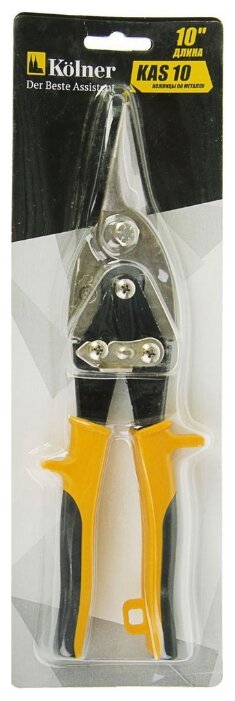 Строительные ножницы с прямым резом 254 мм Kolner KAS 10 (фото modal 3)