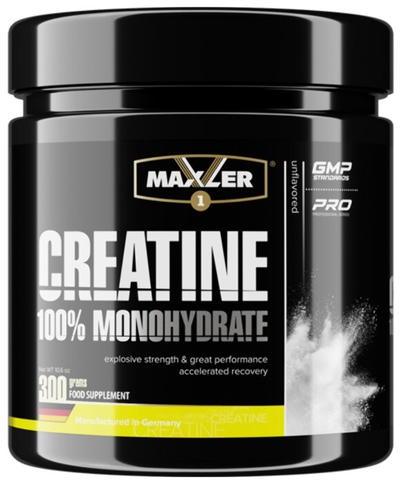 Креатин Maxler Creatine Monohydrate 300 г (банка) (фото modal 1)