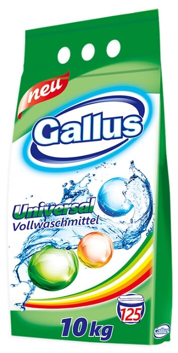 Стиральный порошок Gallus Vollwaschmittel универсальный (фото modal 5)