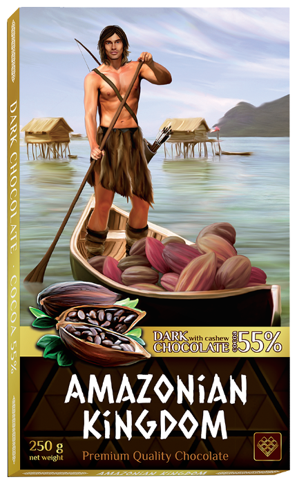 Шоколад Libertad Королевство Амазонок темный с кешью (фото modal 1)