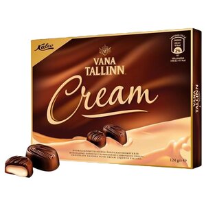 Набор конфет Kalev Vana Tallinn Cream, темный шоколад, 124г (фото modal nav 1)