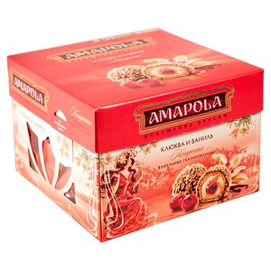 Набор конфет Amapola Клюква и ваниль 100 г (фото modal nav 2)