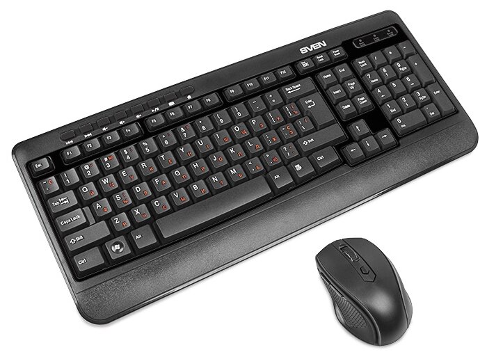 Клавиатура и мышь SVEN Comfort 3500 Wireless Black USB (фото modal 2)